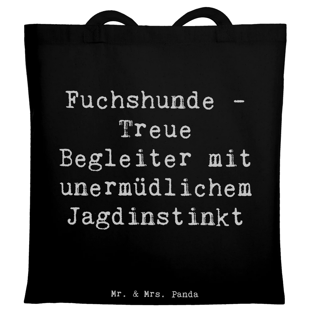 Tote bag Saying Fuchshunde - Treue Begleiter mit unermüdlichem Jagdinstinkt Beuteltasche, Beutel, Einkaufstasche, Jutebeutel, Stoffbeutel, Tasche, Shopper, Umhängetasche, Strandtasche, Schultertasche, Stofftasche, Tragetasche, Badetasche, Jutetasche, Einkaufstüte, Laptoptasche, Hund, Hunderasse, Rassehund, Hundebesitzer, Geschenk, Tierfreund, Schenken, Welpe