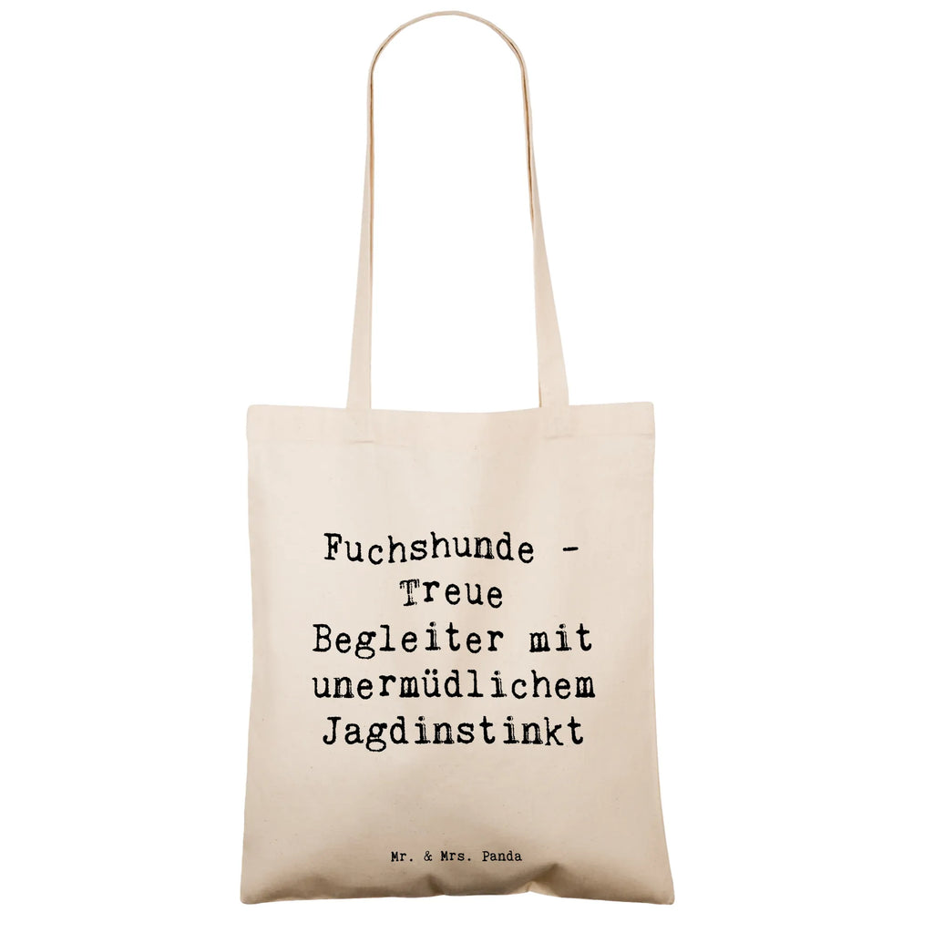 Tote bag Saying Fuchshunde - Treue Begleiter mit unermüdlichem Jagdinstinkt Beuteltasche, Beutel, Einkaufstasche, Jutebeutel, Stoffbeutel, Tasche, Shopper, Umhängetasche, Strandtasche, Schultertasche, Stofftasche, Tragetasche, Badetasche, Jutetasche, Einkaufstüte, Laptoptasche, Hund, Hunderasse, Rassehund, Hundebesitzer, Geschenk, Tierfreund, Schenken, Welpe