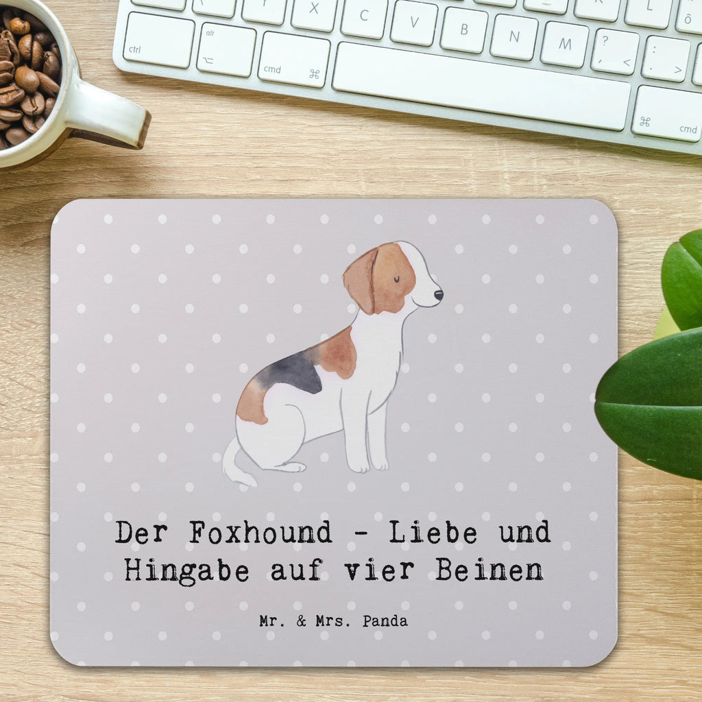 Mauspad Liebevoller Foxhound Mausunterlage, Mauspad, Computer zubehör, Einzigartiges Mauspad, Arbeitszimmer, Mauspad Büro, Büroausstattung, Designer Mauspad, Mousepad, PC Zubehör, Hund, Hunderasse, Rassehund, Hundebesitzer, Geschenk, Tierfreund, Schenken, Welpe