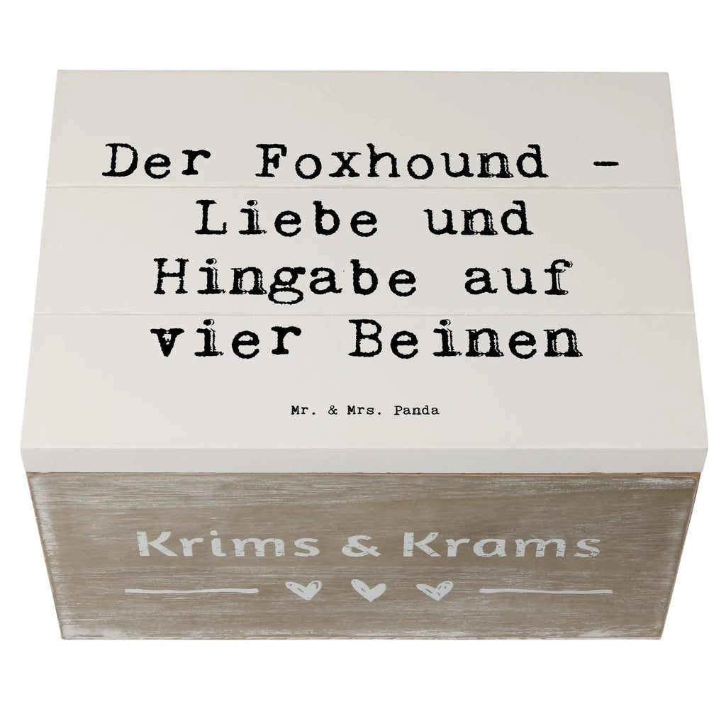 Wooden chest Saying Der Foxhound - Liebe und Hingabe auf vier Beinen holzbox mit deckel, aufbewahrungskiste, Erinnerungskiste, Truhe, erinnerungsbox hochzeit, Erinnerungsbox, erinnerungsbox baby, Dekokiste, holzkisten, holztruhe, Aufbewahrungsbox, Schatulle, box aus holz, holzboxen, aufbewahrungsbox holz, holz aufbewahrungsbox, Schatzkiste, Geschenkbox, Kiste, holzkiste mit deckel, deko box, holzbox, aufbewahrungsbox aus holz, ordnungsbox, Holzkiste, schmuckkästchen, dekorative holzkiste, Tierfreund, Welpe, Hund, Schenken, Geschenk, Hunderasse, Rassehund, Hundebesitzer