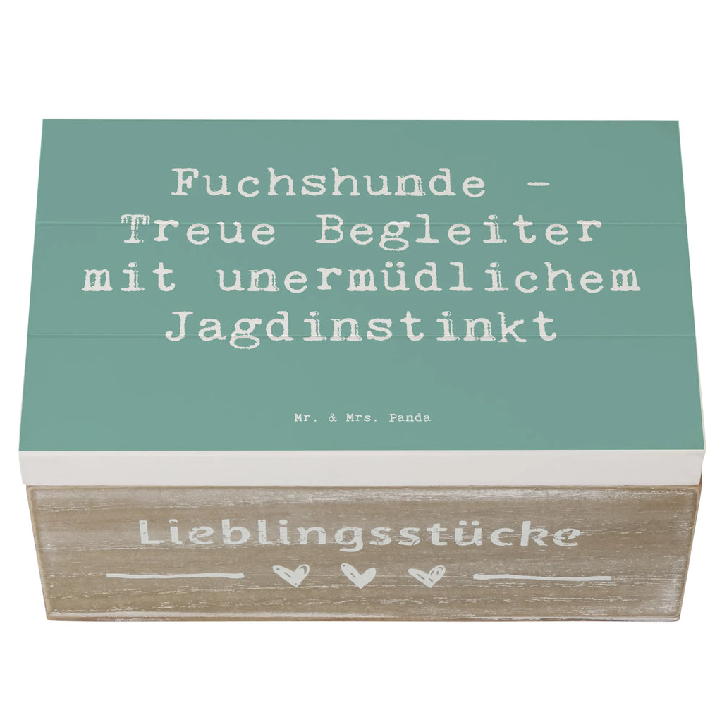 Wooden chest Saying Fuchshunde - Treue Begleiter mit unermüdlichem Jagdinstinkt Holzkiste, Geschenkdose, Aufbewahrungsbox, Schatulle, Dekokiste, Erinnerungsbox, Geschenkbox, Truhe, Kiste, Erinnerungskiste, Schatzkiste, XXL, Hund, Hunderasse, Rassehund, Hundebesitzer, Geschenk, Tierfreund, Schenken, Welpe