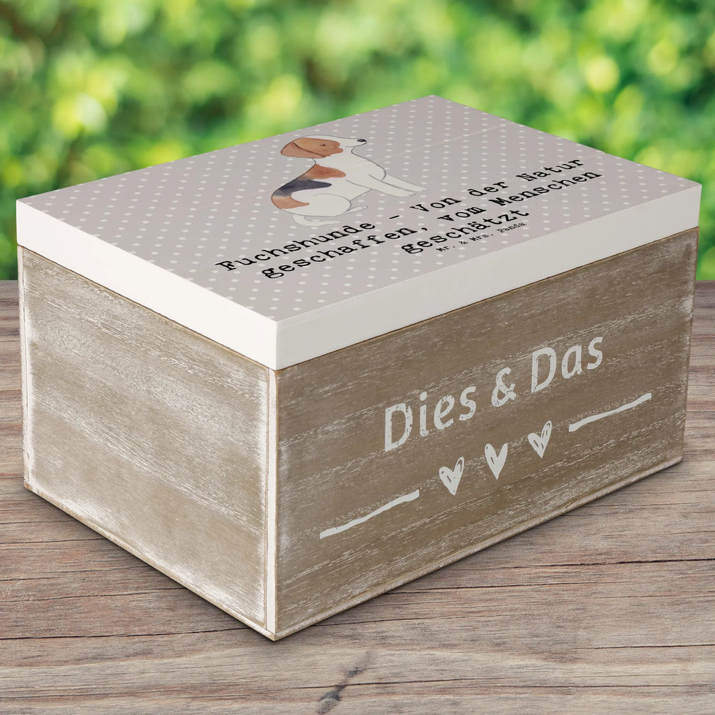 Holzkiste Fuchshunde Liebe Kiste, Schatzkiste, Holzkiste, Truhe, Erinnerungsbox, Dekokiste, Aufbewahrungsbox, Erinnerungskiste, Geschenkdose, Geschenkbox, Schatulle, XXL, Hund, Hunderasse, Rassehund, Hundebesitzer, Geschenk, Tierfreund, Schenken, Welpe