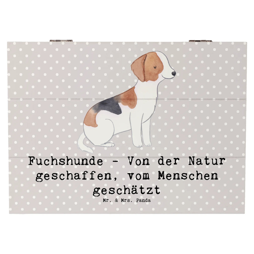 Holzkiste Fuchshunde Liebe Kiste, Schatzkiste, Holzkiste, Truhe, Erinnerungsbox, Dekokiste, Aufbewahrungsbox, Erinnerungskiste, Geschenkdose, Geschenkbox, Schatulle, XXL, Hund, Hunderasse, Rassehund, Hundebesitzer, Geschenk, Tierfreund, Schenken, Welpe