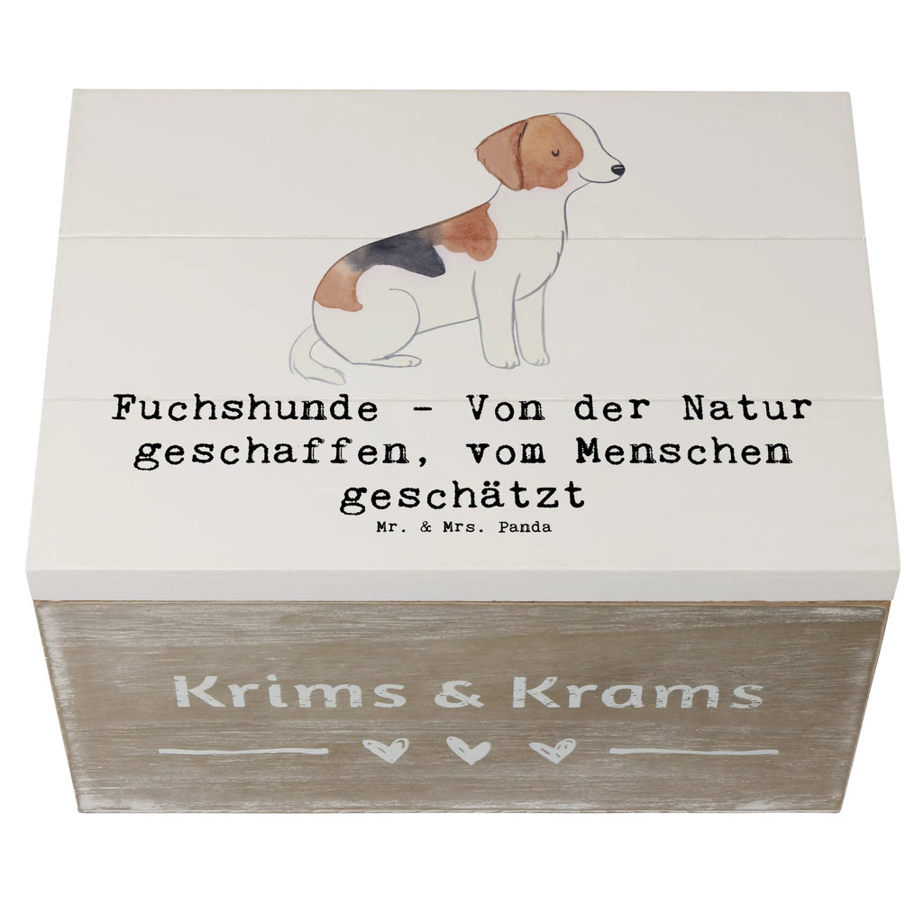 Holzkiste Fuchshunde Liebe Kiste, Schatzkiste, Holzkiste, Truhe, Erinnerungsbox, Dekokiste, Aufbewahrungsbox, Erinnerungskiste, Geschenkdose, Geschenkbox, Schatulle, XXL, Hund, Hunderasse, Rassehund, Hundebesitzer, Geschenk, Tierfreund, Schenken, Welpe