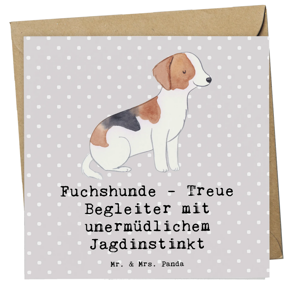 Deluxe Karte Fuchshunde Treue Glückwunschkarte, Hochwertige Klappkarte, Hochzeitskarte, Karte, Hochwertige Grußkarte, Klappkarte, Einladungskarte, Geburtstagskarte, Grußkarte, Hund, Hunderasse, Rassehund, Hundebesitzer, Geschenk, Tierfreund, Schenken, Welpe
