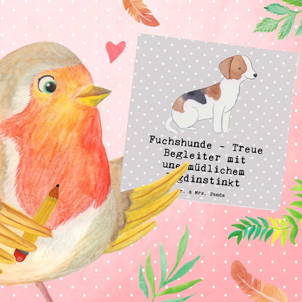 Deluxe Karte Fuchshunde Treue Glückwunschkarte, Hochwertige Klappkarte, Hochzeitskarte, Karte, Hochwertige Grußkarte, Klappkarte, Einladungskarte, Geburtstagskarte, Grußkarte, Hund, Hunderasse, Rassehund, Hundebesitzer, Geschenk, Tierfreund, Schenken, Welpe