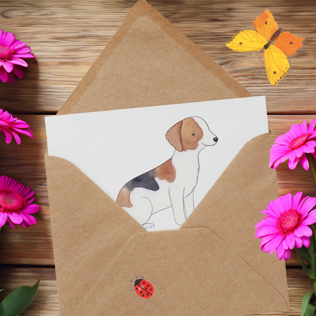 Deluxe Karte Fuchshunde Treue Glückwunschkarte, Hochwertige Klappkarte, Hochzeitskarte, Karte, Hochwertige Grußkarte, Klappkarte, Einladungskarte, Geburtstagskarte, Grußkarte, Hund, Hunderasse, Rassehund, Hundebesitzer, Geschenk, Tierfreund, Schenken, Welpe