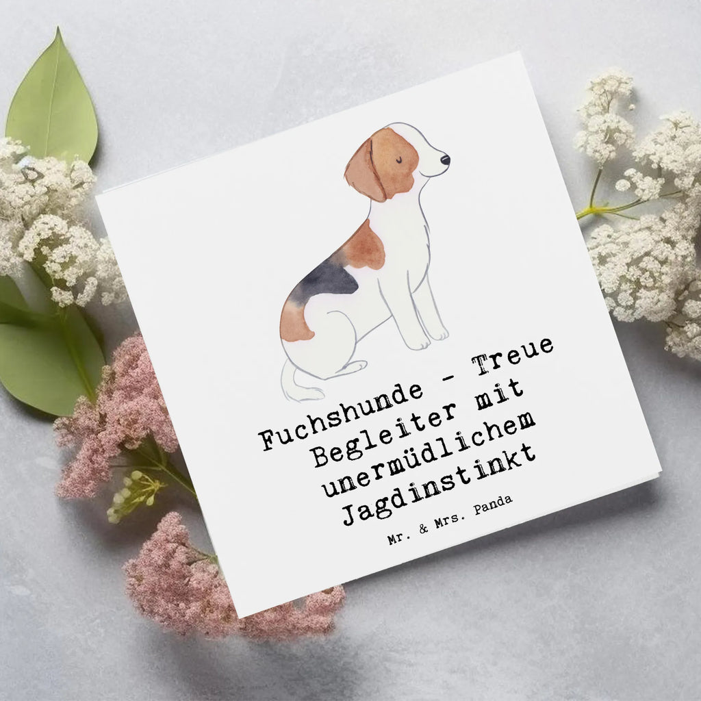 Deluxe Karte Fuchshunde Treue Glückwunschkarte, Hochwertige Klappkarte, Hochzeitskarte, Karte, Hochwertige Grußkarte, Klappkarte, Einladungskarte, Geburtstagskarte, Grußkarte, Hund, Hunderasse, Rassehund, Hundebesitzer, Geschenk, Tierfreund, Schenken, Welpe