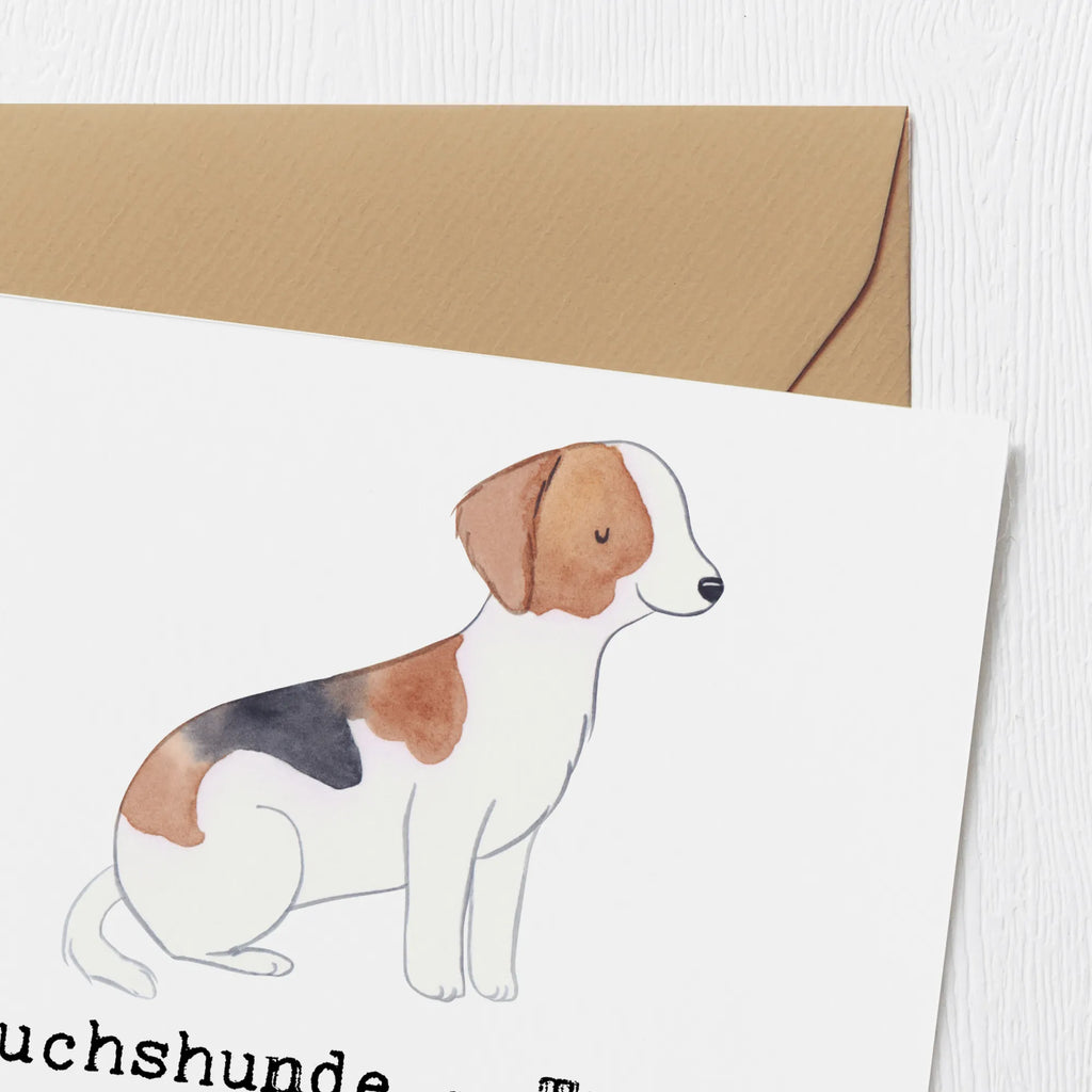Deluxe Karte Fuchshunde Treue Glückwunschkarte, Hochwertige Klappkarte, Hochzeitskarte, Karte, Hochwertige Grußkarte, Klappkarte, Einladungskarte, Geburtstagskarte, Grußkarte, Hund, Hunderasse, Rassehund, Hundebesitzer, Geschenk, Tierfreund, Schenken, Welpe