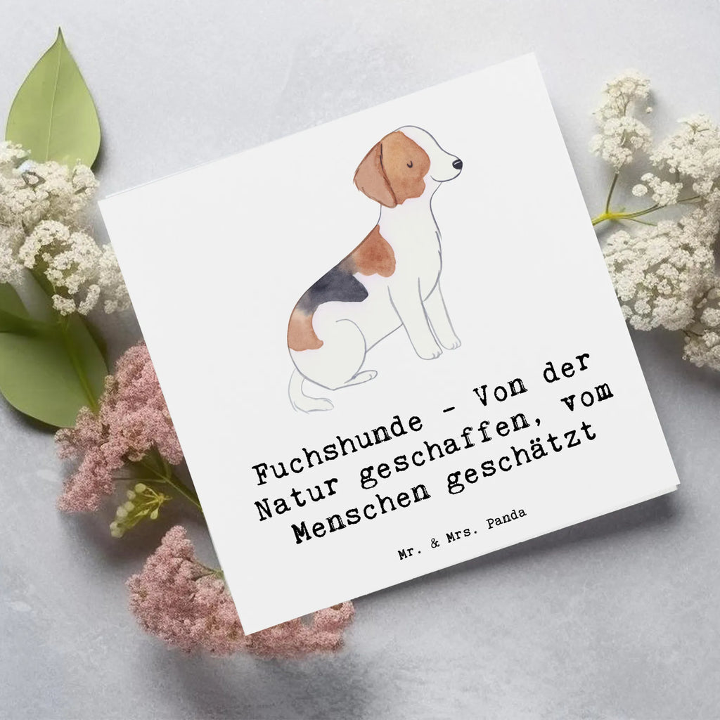 Deluxe Karte Fuchshunde Liebe Hochwertige Grußkarte, Einladungskarte, Grußkarte, Hochzeitskarte, Klappkarte, Hochwertige Klappkarte, Karte, Glückwunschkarte, Geburtstagskarte, Hund, Hunderasse, Rassehund, Hundebesitzer, Geschenk, Tierfreund, Schenken, Welpe