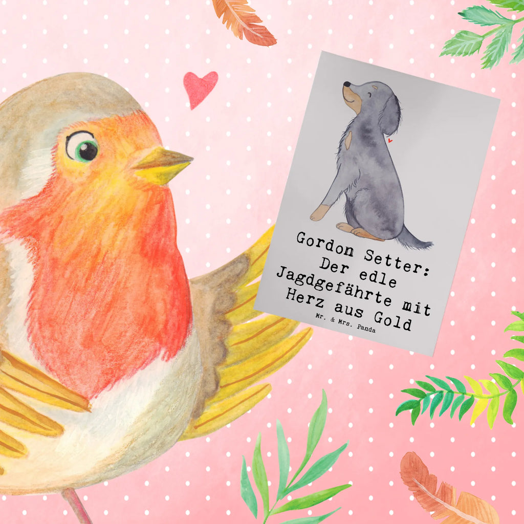 Grußkarte Gordon Setter Klappkarte, Ansichtskarten, Karte, Glückwunschkarte, Hochzeitskarte, Geburtstagskarte, Einladungskarte, Grußkarte, Hund, Hunderasse, Rassehund, Hundebesitzer, Geschenk, Tierfreund, Schenken, Welpe