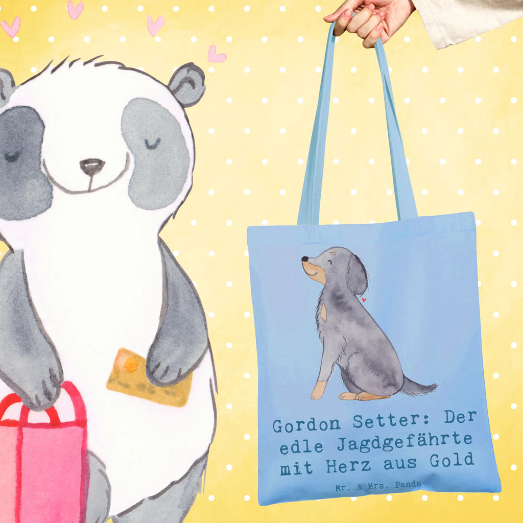 Tote bag Gordon Setter: Der edle Jagdgefährte mit Herz aus Gold Jutetasche, Beuteltasche, Schultertasche, Shopper, Umhängetasche, Jutebeutel, Einkaufstüte, Einkaufstasche, Tasche, Strandtasche, Stofftasche, Badetasche, Stoffbeutel, Laptoptasche, Beutel, Tragetasche, Hund, Hunderasse, Rassehund, Hundebesitzer, Geschenk, Tierfreund, Schenken, Welpe