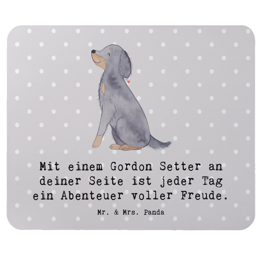 Mouse mat Mit einem Gordon Setter an deiner Seite ist jeder Tag ein Abenteuer voller Freude. Computer zubehör, Mousepad, Mauspad, PC Zubehör, Arbeitszimmer, Büroausstattung, Mausunterlage, Mauspad Büro, Designer Mauspad, Einzigartiges Mauspad, Hund, Hunderasse, Rassehund, Hundebesitzer, Geschenk, Tierfreund, Schenken, Welpe