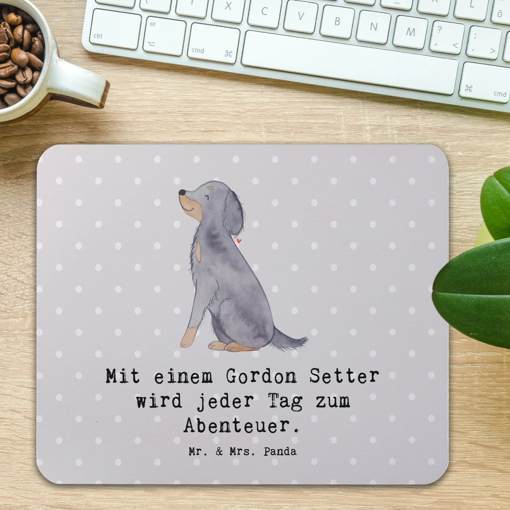 Mauspad Gordon Setter Abenteuer Mausunterlage, Büroausstattung, Arbeitszimmer, Einzigartiges Mauspad, Designer Mauspad, Mauspad, Mousepad, PC Zubehör, Mauspad Büro, Computer zubehör, Hund, Hunderasse, Rassehund, Hundebesitzer, Geschenk, Tierfreund, Schenken, Welpe