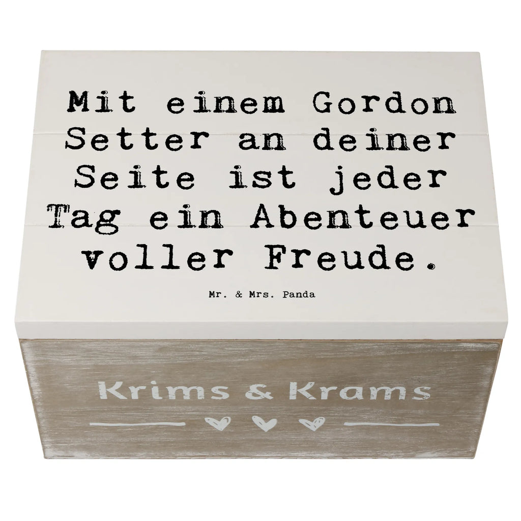 Holzkiste Spruch Gordon Setter Freude Kiste, Geschenkbox, Aufbewahrungsbox, Geschenkdose, XXL, Holzkiste, Truhe, Erinnerungsbox, Schatulle, Dekokiste, Erinnerungskiste, Schatzkiste, Hund, Hunderasse, Rassehund, Hundebesitzer, Geschenk, Tierfreund, Schenken, Welpe