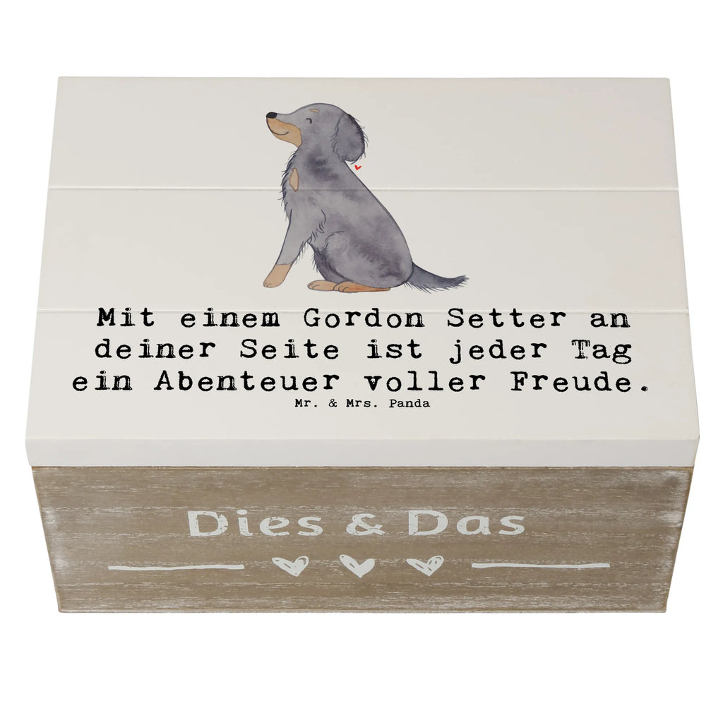 Holzkiste Gordon Setter Freude Dekokiste, Geschenkdose, Geschenkbox, Schatzkiste, Aufbewahrungsbox, XXL, Erinnerungskiste, Schatulle, Erinnerungsbox, Truhe, Kiste, Holzkiste, Hund, Hunderasse, Rassehund, Hundebesitzer, Geschenk, Tierfreund, Schenken, Welpe