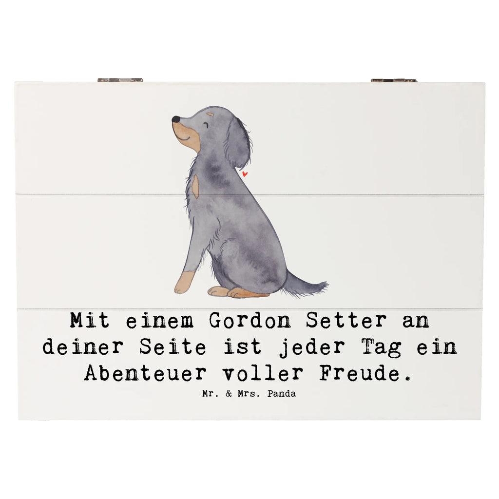 Holzkiste Gordon Setter Freude Dekokiste, Geschenkdose, Geschenkbox, Schatzkiste, Aufbewahrungsbox, XXL, Erinnerungskiste, Schatulle, Erinnerungsbox, Truhe, Kiste, Holzkiste, Hund, Hunderasse, Rassehund, Hundebesitzer, Geschenk, Tierfreund, Schenken, Welpe