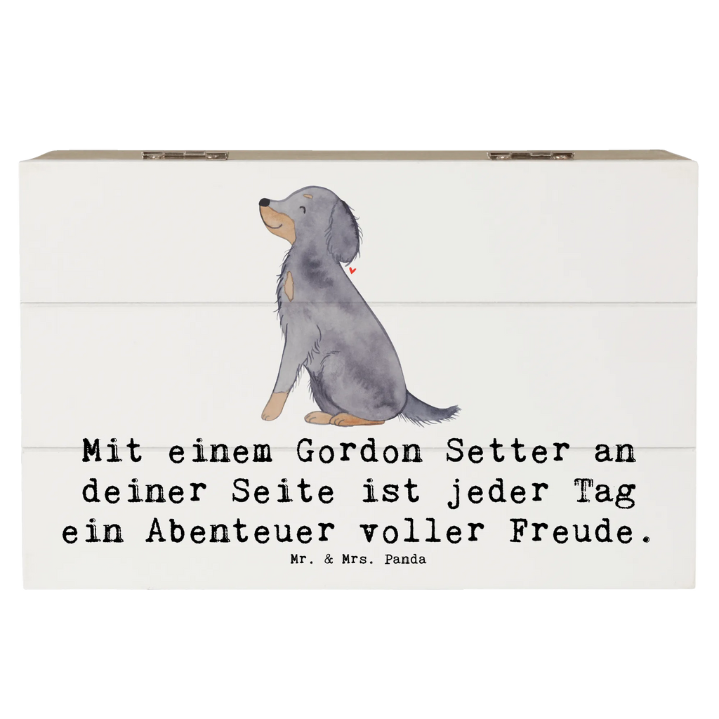 Holzkiste Gordon Setter Freude Dekokiste, Geschenkdose, Geschenkbox, Schatzkiste, Aufbewahrungsbox, XXL, Erinnerungskiste, Schatulle, Erinnerungsbox, Truhe, Kiste, Holzkiste, Hund, Hunderasse, Rassehund, Hundebesitzer, Geschenk, Tierfreund, Schenken, Welpe
