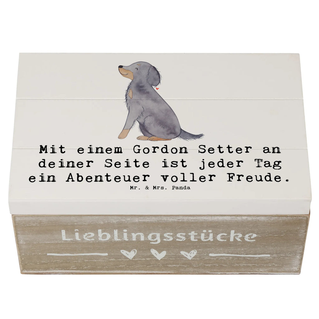 Holzkiste Gordon Setter Freude Dekokiste, Geschenkdose, Geschenkbox, Schatzkiste, Aufbewahrungsbox, XXL, Erinnerungskiste, Schatulle, Erinnerungsbox, Truhe, Kiste, Holzkiste, Hund, Hunderasse, Rassehund, Hundebesitzer, Geschenk, Tierfreund, Schenken, Welpe