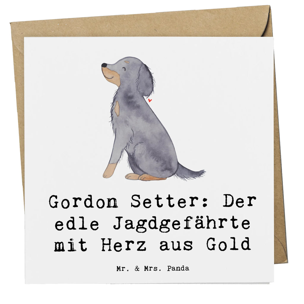 Deluxe Karte Gordon Setter Hochwertige Klappkarte, Klappkarte, Karte, Glückwunschkarte, Einladungskarte, Geburtstagskarte, Hochwertige Grußkarte, Hochzeitskarte, Grußkarte, Hund, Hunderasse, Rassehund, Hundebesitzer, Geschenk, Tierfreund, Schenken, Welpe