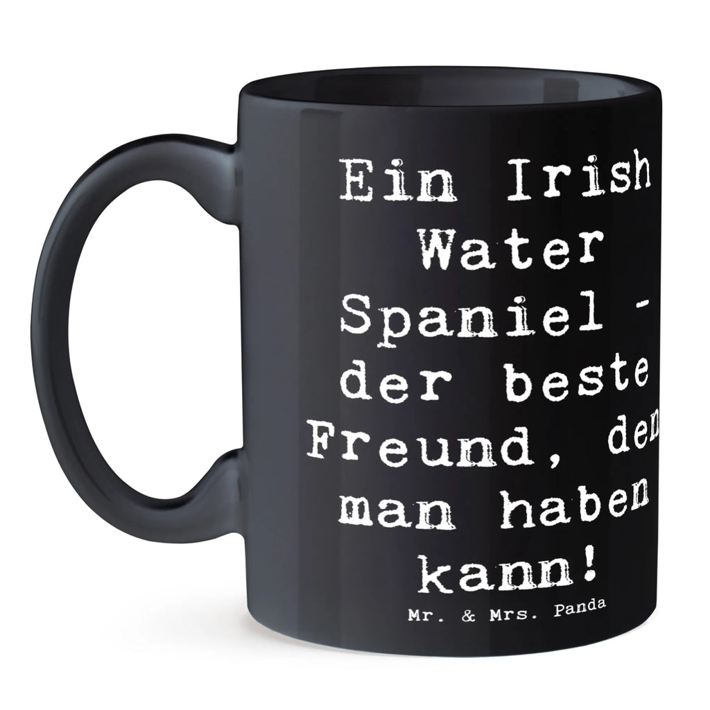 Tasse Spruch Irish Water Spaniel Freund Kaffeetasse, Tasse mit Motiven, Geschenktasse, Teetasse, Bürotasse, Tasse, Tasse mit Zitaten, Porzellantasse, Keramiktasse, Hund, Hunderasse, Rassehund, Hundebesitzer, Geschenk, Tierfreund, Schenken, Welpe