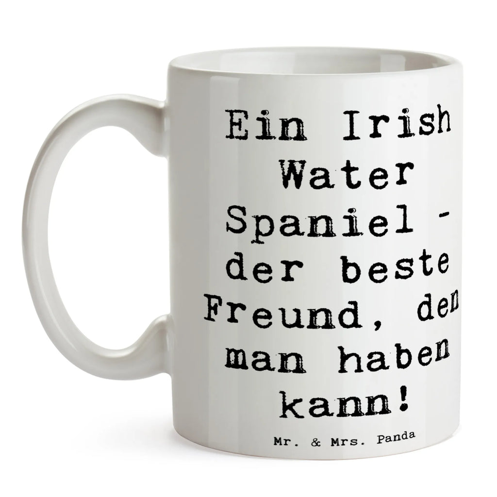 Tasse Spruch Irish Water Spaniel Freund Kaffeetasse, Tasse mit Motiven, Geschenktasse, Teetasse, Bürotasse, Tasse, Tasse mit Zitaten, Porzellantasse, Keramiktasse, Hund, Hunderasse, Rassehund, Hundebesitzer, Geschenk, Tierfreund, Schenken, Welpe
