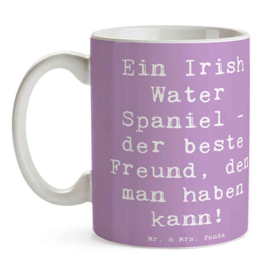 Tasse Spruch Irish Water Spaniel Freund Kaffeetasse, Tasse mit Motiven, Geschenktasse, Teetasse, Bürotasse, Tasse, Tasse mit Zitaten, Porzellantasse, Keramiktasse, Hund, Hunderasse, Rassehund, Hundebesitzer, Geschenk, Tierfreund, Schenken, Welpe