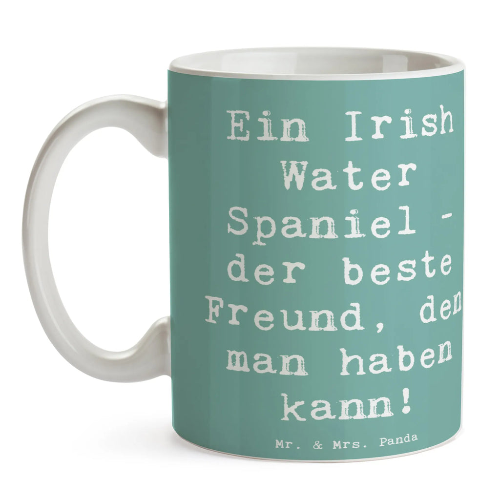 Tasse Spruch Irish Water Spaniel Freund Kaffeetasse, Tasse mit Motiven, Geschenktasse, Teetasse, Bürotasse, Tasse, Tasse mit Zitaten, Porzellantasse, Keramiktasse, Hund, Hunderasse, Rassehund, Hundebesitzer, Geschenk, Tierfreund, Schenken, Welpe