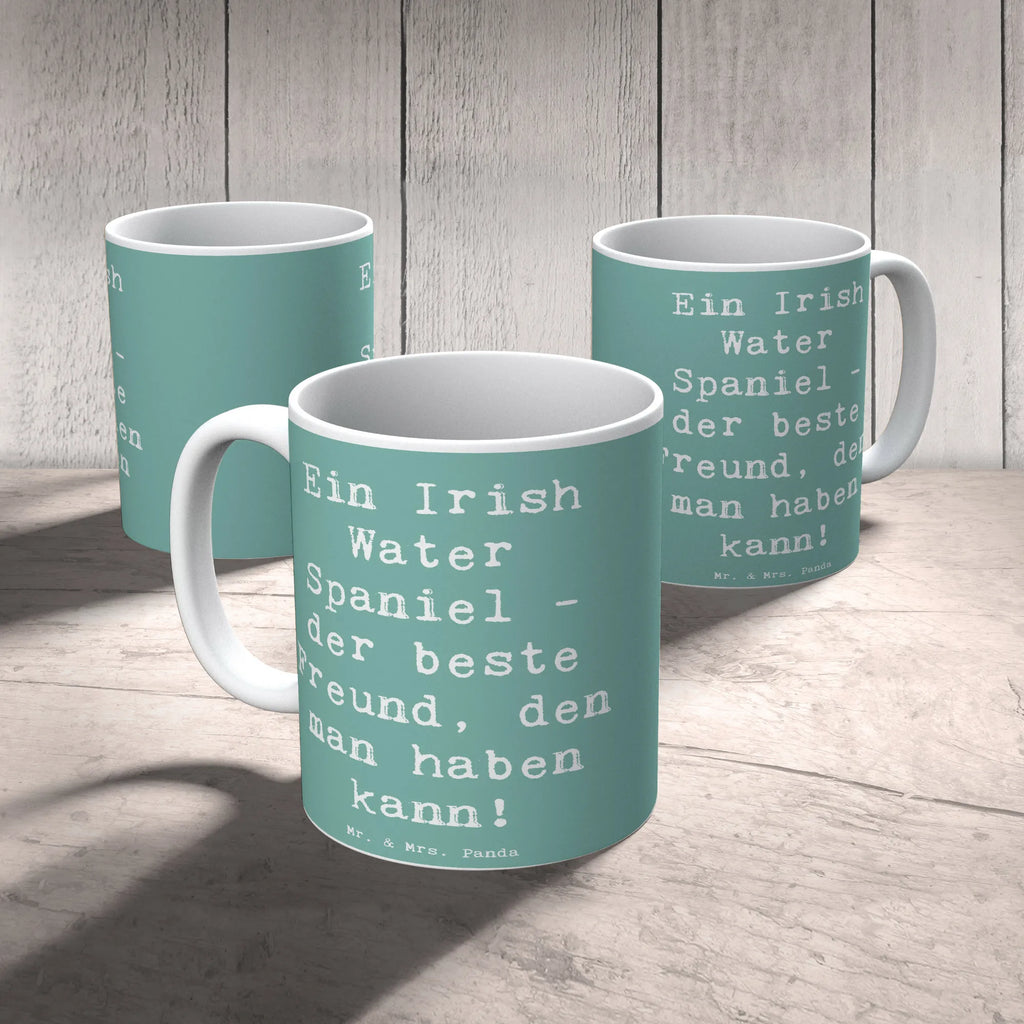 Tasse Spruch Irish Water Spaniel Freund Kaffeetasse, Tasse mit Motiven, Geschenktasse, Teetasse, Bürotasse, Tasse, Tasse mit Zitaten, Porzellantasse, Keramiktasse, Hund, Hunderasse, Rassehund, Hundebesitzer, Geschenk, Tierfreund, Schenken, Welpe