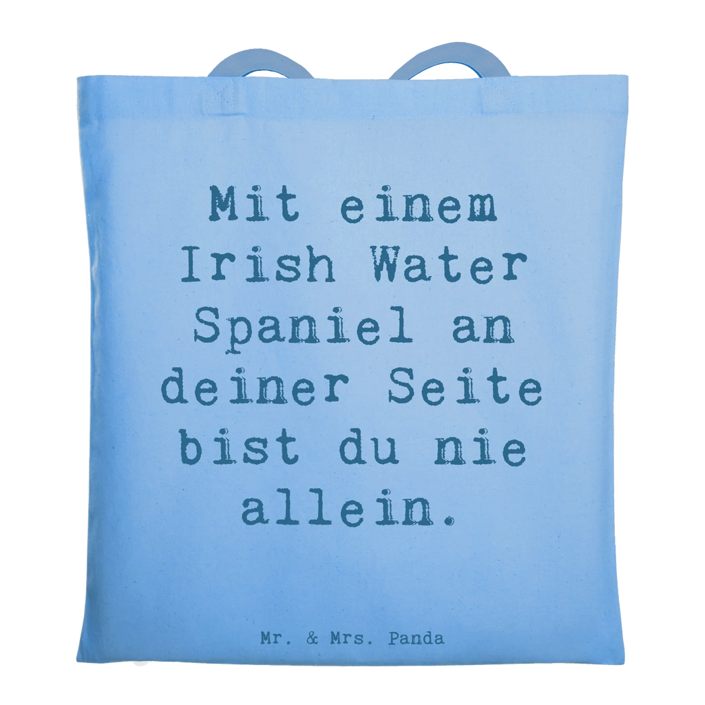 Tragetasche Spruch Irish Water Spaniel Begleiter Beuteltasche, Beutel, Einkaufstasche, Jutebeutel, Stoffbeutel, Tasche, Shopper, Umhängetasche, Strandtasche, Schultertasche, Stofftasche, Tragetasche, Badetasche, Jutetasche, Einkaufstüte, Laptoptasche, Hund, Hunderasse, Rassehund, Hundebesitzer, Geschenk, Tierfreund, Schenken, Welpe