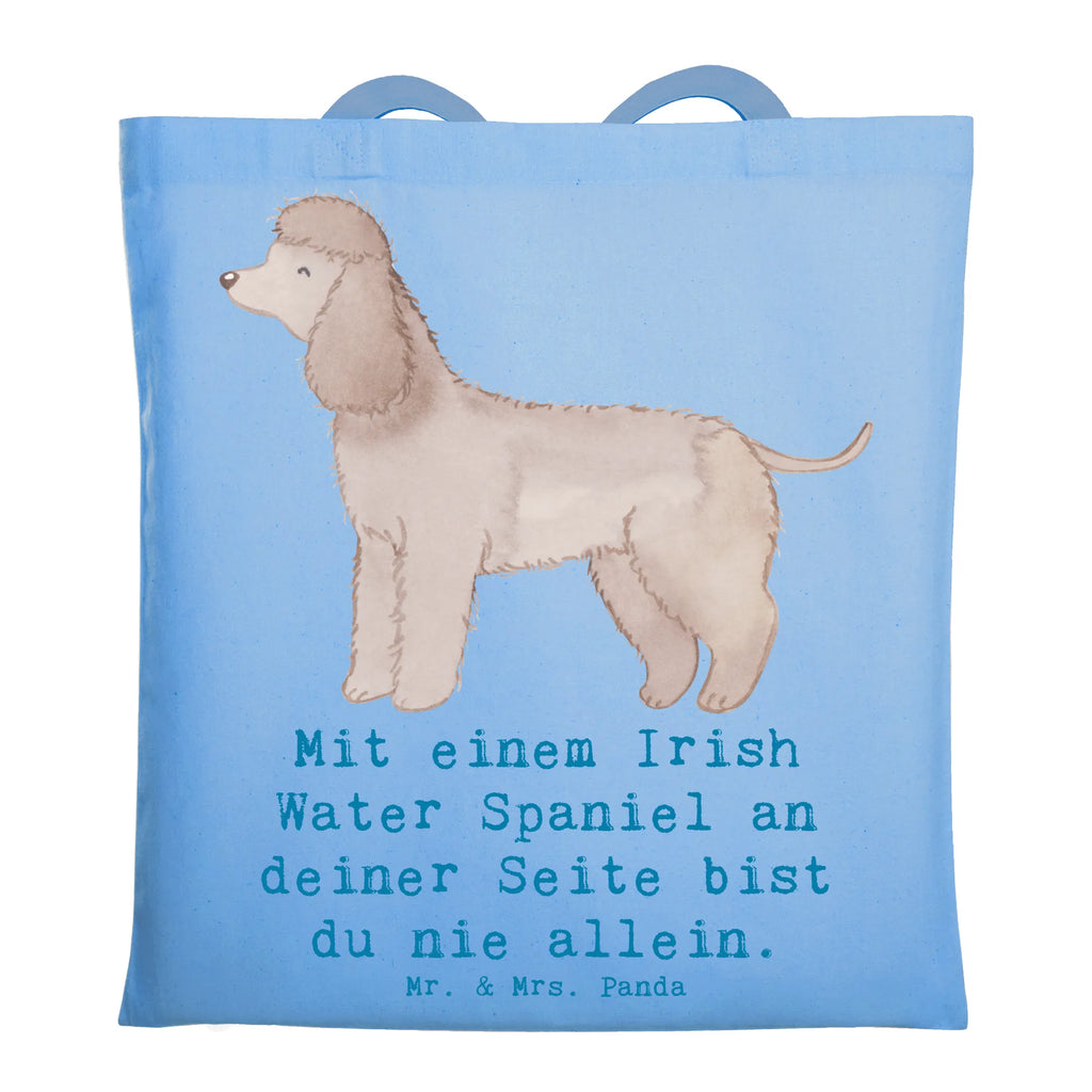 Tragetasche Irish Water Spaniel Begleiter Schultertasche, Tasche, Laptoptasche, Beutel, Tragetasche, Jutebeutel, Badetasche, Einkaufstüte, Strandtasche, Stoffbeutel, Stofftasche, Shopper, Einkaufstasche, Beuteltasche, Umhängetasche, Jutetasche, Hund, Hunderasse, Rassehund, Hundebesitzer, Geschenk, Tierfreund, Schenken, Welpe
