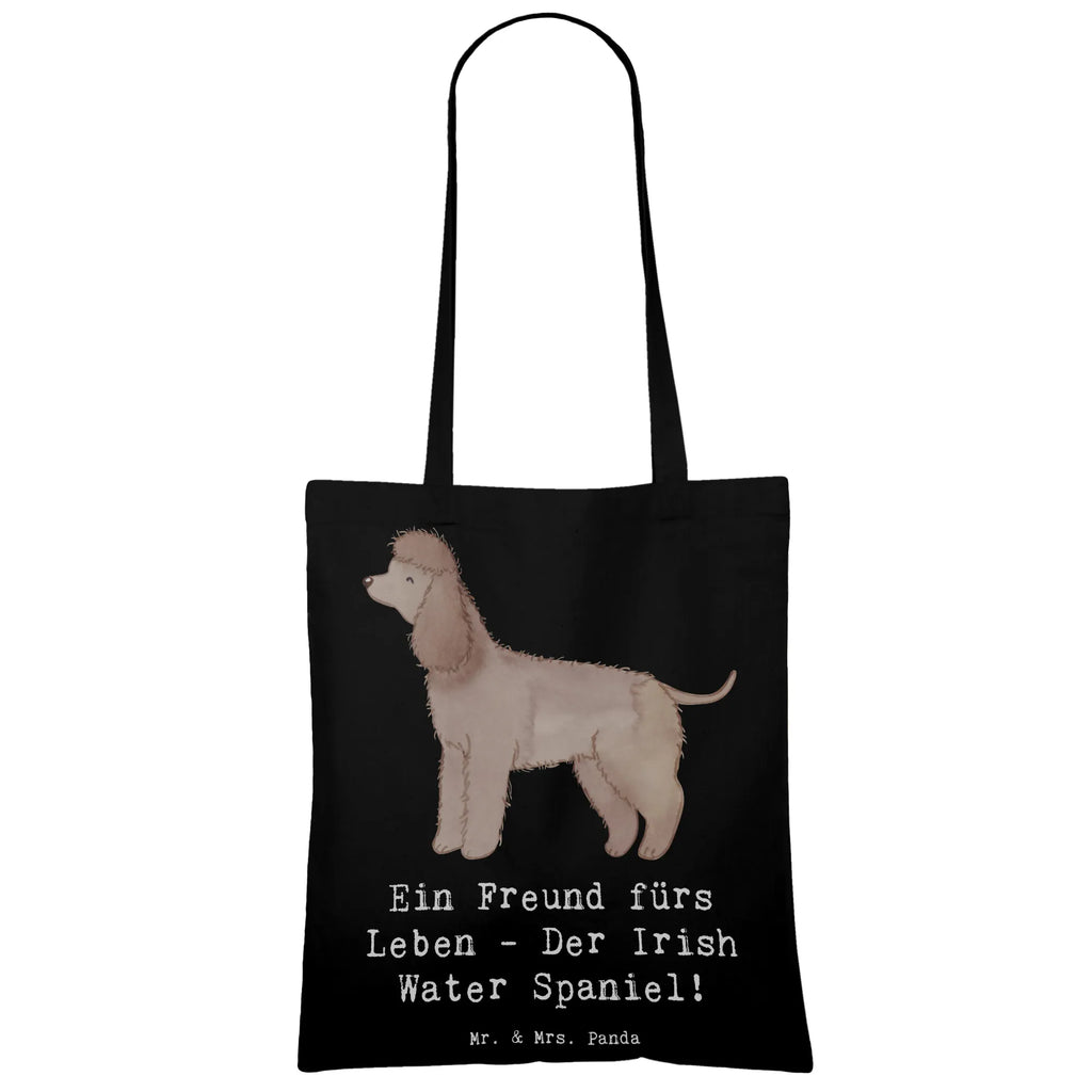 Tragetasche Irish Water Spaniel Freund Beutel, Stofftasche, Jutebeutel, Tragetasche, Shopper, Beuteltasche, Stoffbeutel, Laptoptasche, Strandtasche, Tasche, Einkaufstasche, Umhängetasche, Einkaufstüte, Schultertasche, Jutetasche, Badetasche, Hund, Hunderasse, Rassehund, Hundebesitzer, Geschenk, Tierfreund, Schenken, Welpe