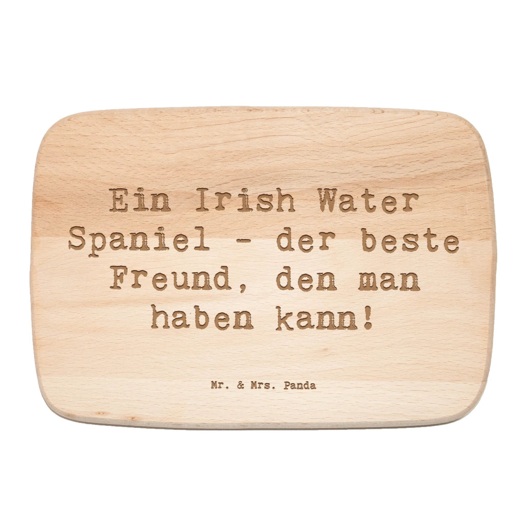 Serving board Saying Ein Irish Water Spaniel - der beste Freund, den man haben kann! Board, breakfast board, cutting board, Dog, dog breed, purebred dog, dog owner, gift, animal lover, giving, puppy