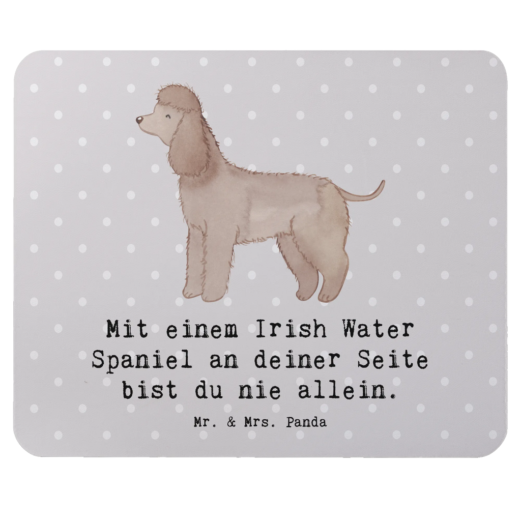 Mouse mat Mit einem Irish Water Spaniel an deiner Seite bist du nie allein. Arbeitszimmer, Designer Mauspad, Computer zubehör, Einzigartiges Mauspad, Mauspad, Mousepad, PC Zubehör, Mauspad Büro, Mausunterlage, Büroausstattung, Hund, Hunderasse, Rassehund, Hundebesitzer, Geschenk, Tierfreund, Schenken, Welpe