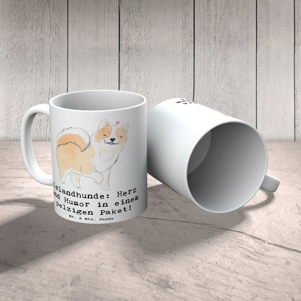 Tasse Islandhund Freude Kaffeetasse, Bürotasse, Tasse mit Motiven, Porzellantasse, Tasse, Keramiktasse, Tasse mit Zitaten, Geschenktasse, Teetasse, Hund, Hunderasse, Rassehund, Hundebesitzer, Geschenk, Tierfreund, Schenken, Welpe