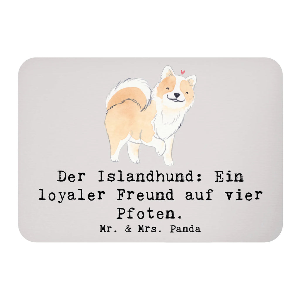 Magnet Treuer Islandhund Notiz Magnet, Motivmagnete, Pinnwandmagnet, Kühlschrankmagnet, Dekomagnet, Whiteboard Magnet, Souvenir Magnet, Kühlschrank Dekoration, Hund, Hunderasse, Rassehund, Hundebesitzer, Geschenk, Tierfreund, Schenken, Welpe