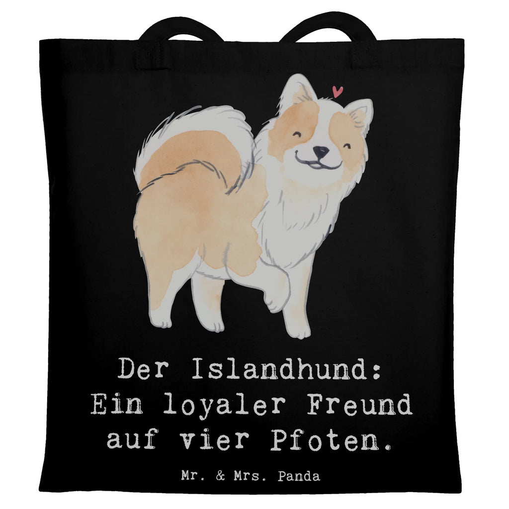 Tote bag Der Islandhund: Ein loyaler Freund auf vier Pfoten. Schultertasche, Laptoptasche, Jutebeutel, Tragetasche, Strandtasche, Stoffbeutel, Beuteltasche, Umhängetasche, Badetasche, Beutel, Tasche, Einkaufstüte, Einkaufstasche, Shopper, Stofftasche, Jutetasche, Hund, Hunderasse, Rassehund, Hundebesitzer, Geschenk, Tierfreund, Schenken, Welpe
