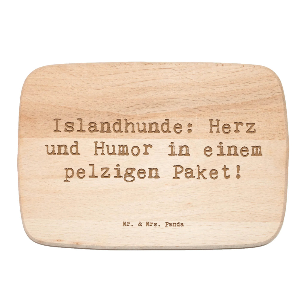 Śniadaniowa deska Przysłowie Islandhunde: Herz und Humor in einem pelzigen Paket! Pies, rasa psa, pies rasowy, właściciel psa, prezent, miłośnik zwierząt, dawanie, szczeniak