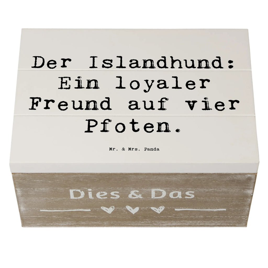 Wooden chest Saying Der Islandhund: Ein loyaler Freund auf vier Pfoten. Truhe, Schatzkiste, Schatulle, Geschenkbox, Erinnerungskiste, XXL, Geschenkdose, Erinnerungsbox, Kiste, Dekokiste, Holzkiste, Aufbewahrungsbox, Hund, Hunderasse, Rassehund, Hundebesitzer, Geschenk, Tierfreund, Schenken, Welpe