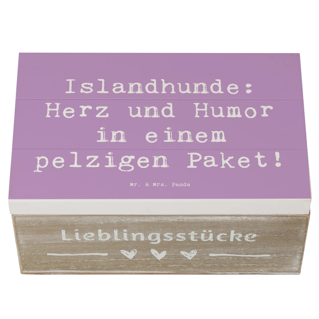 Wooden chest Saying Islandhunde: Herz und Humor in einem pelzigen Paket! Kiste, Dekokiste, Aufbewahrungsbox, Erinnerungsbox, Schatulle, Erinnerungskiste, Holzkiste, Schatzkiste, Geschenkbox, XXL, Geschenkdose, Truhe, Hund, Hunderasse, Rassehund, Hundebesitzer, Geschenk, Tierfreund, Schenken, Welpe