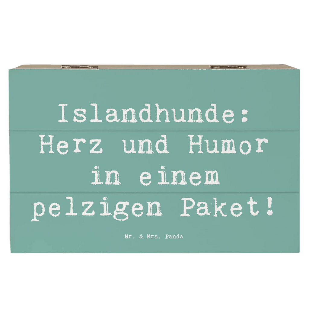 Wooden chest Saying Islandhunde: Herz und Humor in einem pelzigen Paket! Kiste, Dekokiste, Aufbewahrungsbox, Erinnerungsbox, Schatulle, Erinnerungskiste, Holzkiste, Schatzkiste, Geschenkbox, XXL, Geschenkdose, Truhe, Hund, Hunderasse, Rassehund, Hundebesitzer, Geschenk, Tierfreund, Schenken, Welpe