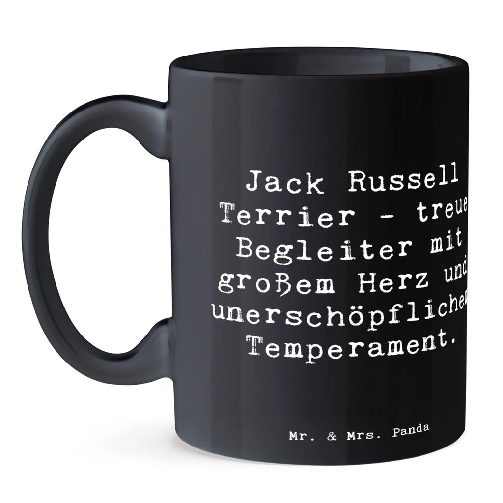 Tasse Spruch Jack Russell Terrier - treue Begleiter mit großem Herz und unerschöpflichem Temperament. Kaffeetasse, Teetasse, Tasse mit Zitaten, Porzellantasse, Bürotasse, Tasse mit Motiven, Geschenktasse, Keramiktasse, Tasse, Hund, Hunderasse, Rassehund, Hundebesitzer, Geschenk, Tierfreund, Schenken, Welpe