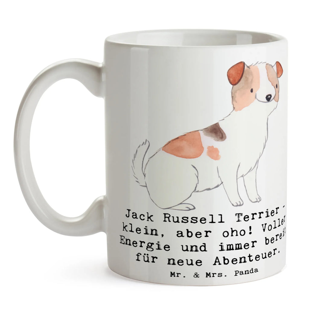 Mug Jack Russell Terrier - klein, aber oho! Voller Energie und immer bereit für neue Abenteuer. Tasse mit Zitaten, Geschenktasse, Keramiktasse, Kaffeetasse, Tasse mit Motiven, Tasse, Bürotasse, Porzellantasse, Teetasse, Hund, Hunderasse, Rassehund, Hundebesitzer, Geschenk, Tierfreund, Schenken, Welpe