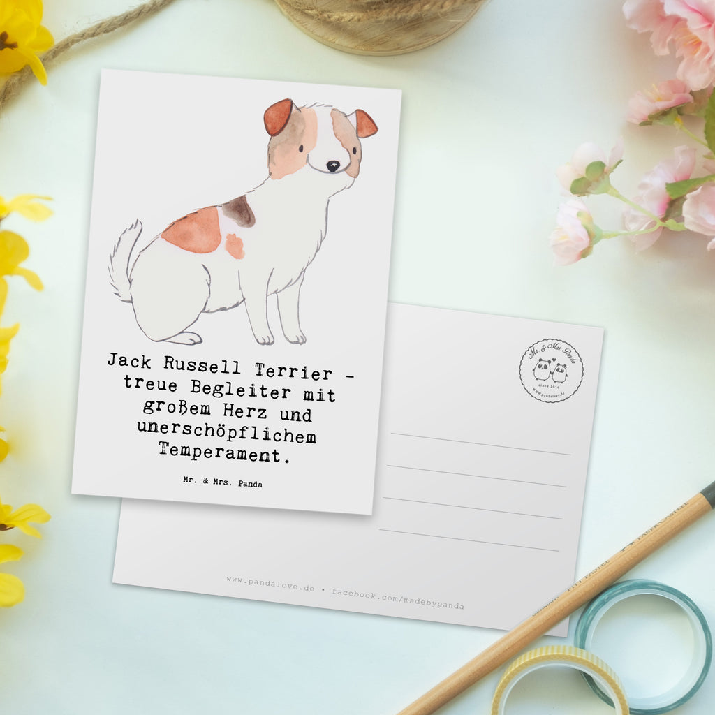 Postkarte Jack Russell Terrier - treue Begleiter mit großem Herz und unerschöpflichem Temperament. Postkarte, Grußkarte, Karte, Dankeskarte, Einladungskarte, Ansichtskarten, Ansichtskarte, Einladung Geburtstag, Geburtstagskarte, Geschenkkarte, Einladungskarten Geburtstag, Einladung, Hund, Hunderasse, Rassehund, Hundebesitzer, Geschenk, Tierfreund, Schenken, Welpe