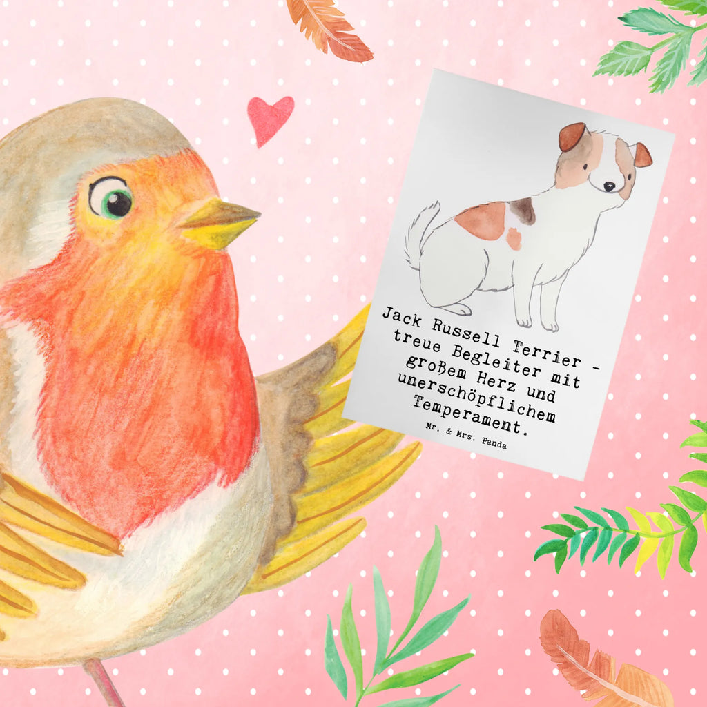 Greetings card Jack Russell Terrier - treue Begleiter mit großem Herz und unerschöpflichem Temperament. Geburtstagskarte, Grußkarte, Ansichtskarten, Karte, Glückwunschkarte, Hochzeitskarte, Einladungskarte, Klappkarte, Hund, Hunderasse, Rassehund, Hundebesitzer, Geschenk, Tierfreund, Schenken, Welpe
