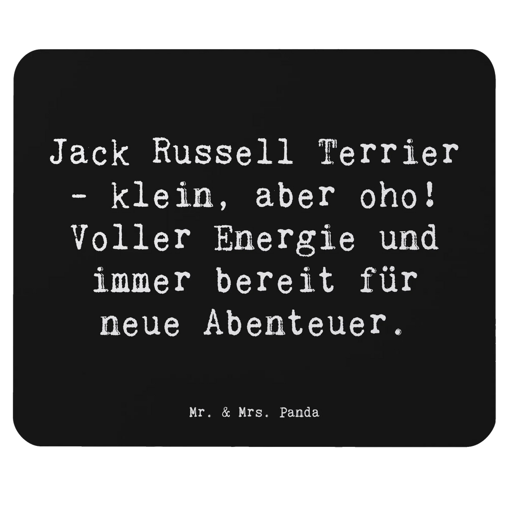 Mouse mat Saying Jack Russell Terrier - klein, aber oho! Voller Energie und immer bereit für neue Abenteuer. Mausunterlage, Mauspad Büro, Computer zubehör, Designer Mauspad, Büroausstattung, PC Zubehör, Mauspad, Mousepad, Arbeitszimmer, Einzigartiges Mauspad, Hund, Hunderasse, Rassehund, Hundebesitzer, Geschenk, Tierfreund, Schenken, Welpe
