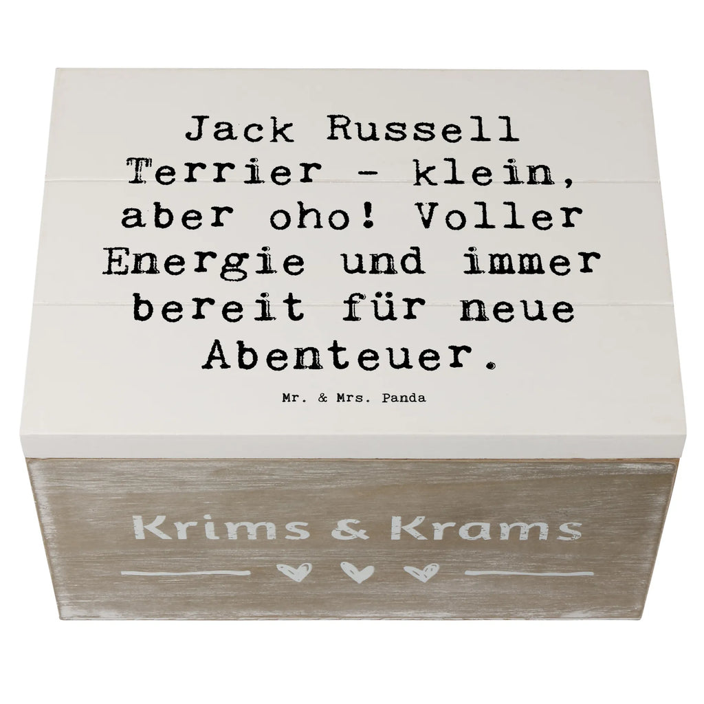 Wooden chest Saying Jack Russell Terrier - klein, aber oho! Voller Energie und immer bereit für neue Abenteuer. Aufbewahrungsbox, Dekokiste, Erinnerungskiste, Geschenkbox, XXL, Holzkiste, Schatzkiste, Schatulle, Erinnerungsbox, Geschenkdose, Kiste, Truhe, Hund, Hunderasse, Rassehund, Hundebesitzer, Geschenk, Tierfreund, Schenken, Welpe