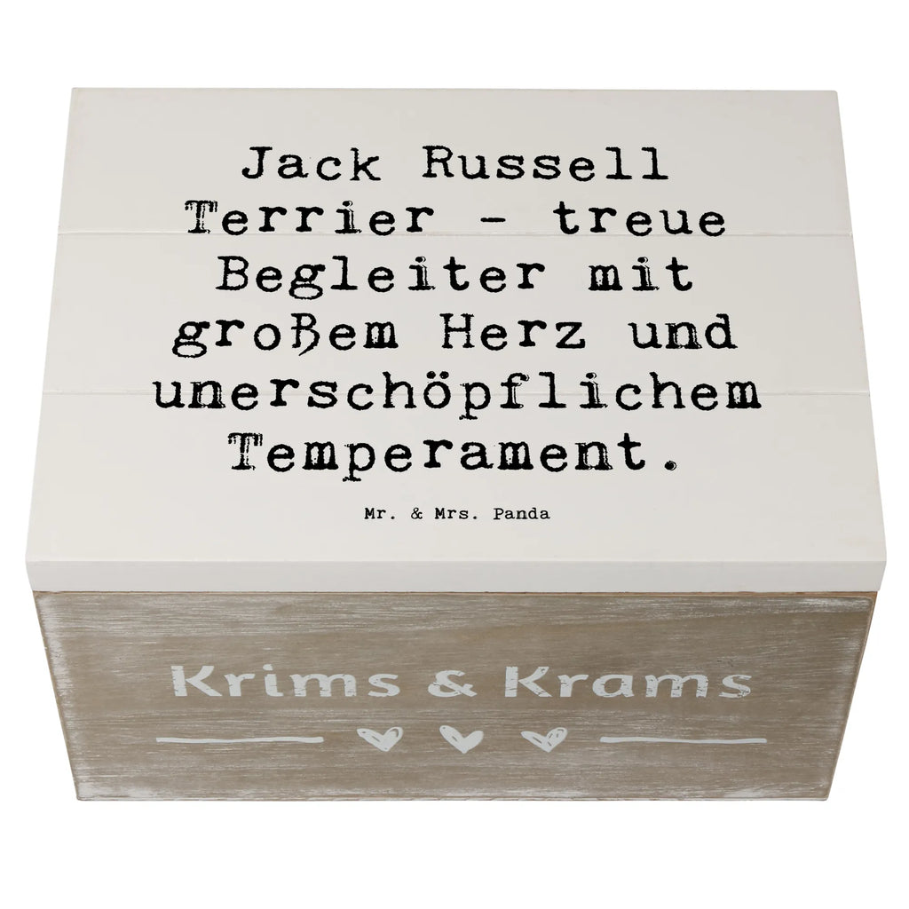 Holzkiste Spruch Jack Russell Terrier - treue Begleiter mit großem Herz und unerschöpflichem Temperament. Erinnerungskiste, Schatulle, Kiste, Erinnerungsbox, Geschenkdose, Truhe, Schatzkiste, Aufbewahrungsbox, Dekokiste, Holzkiste, XXL, Geschenkbox, Hund, Hunderasse, Rassehund, Hundebesitzer, Geschenk, Tierfreund, Schenken, Welpe