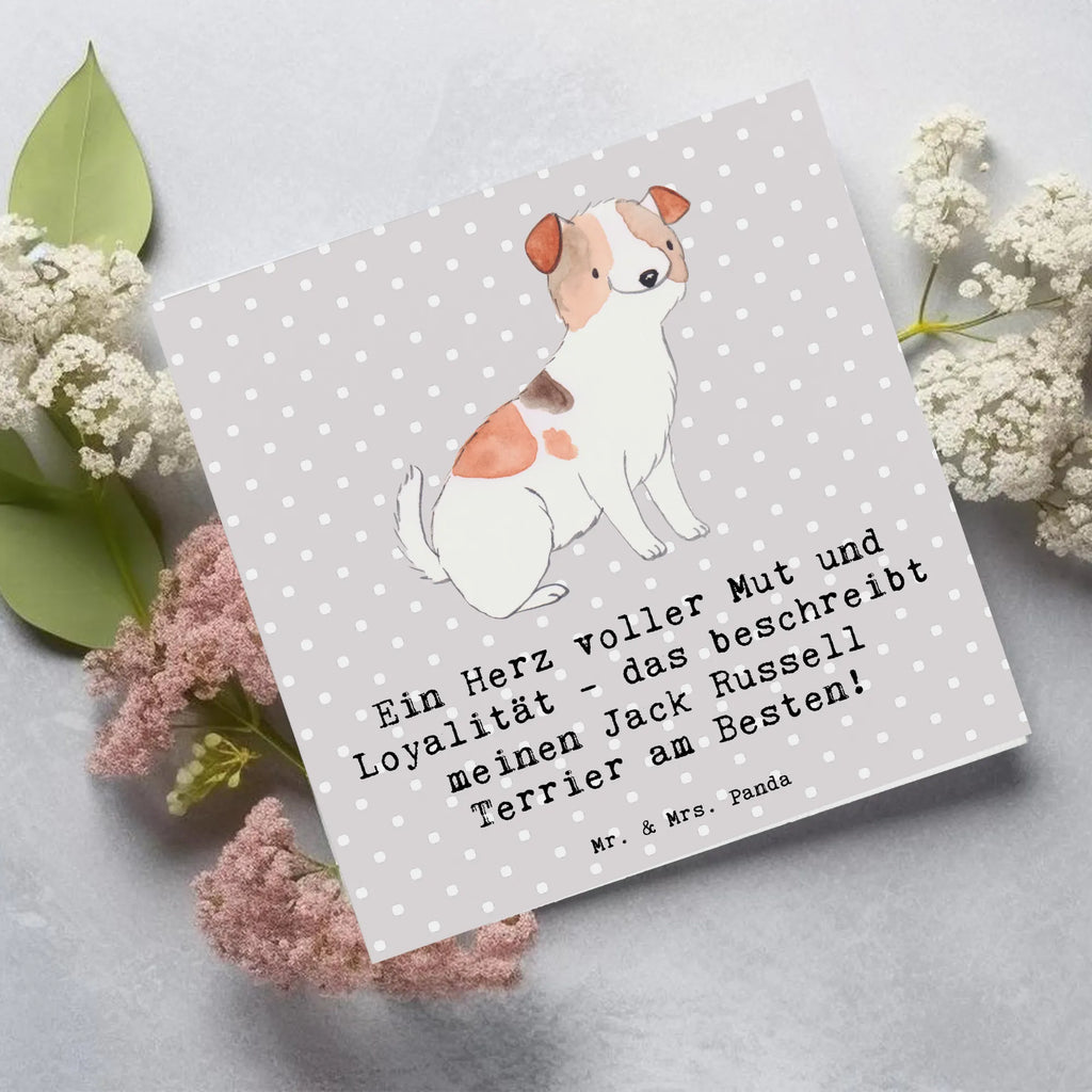 Deluxe Karte Jack Russell Terrier Hochzeitskarte, Geburtstagskarte, Karte, Hochwertige Klappkarte, Glückwunschkarte, Klappkarte, Grußkarte, Hochwertige Grußkarte, Einladungskarte, Hund, Hunderasse, Rassehund, Hundebesitzer, Geschenk, Tierfreund, Schenken, Welpe