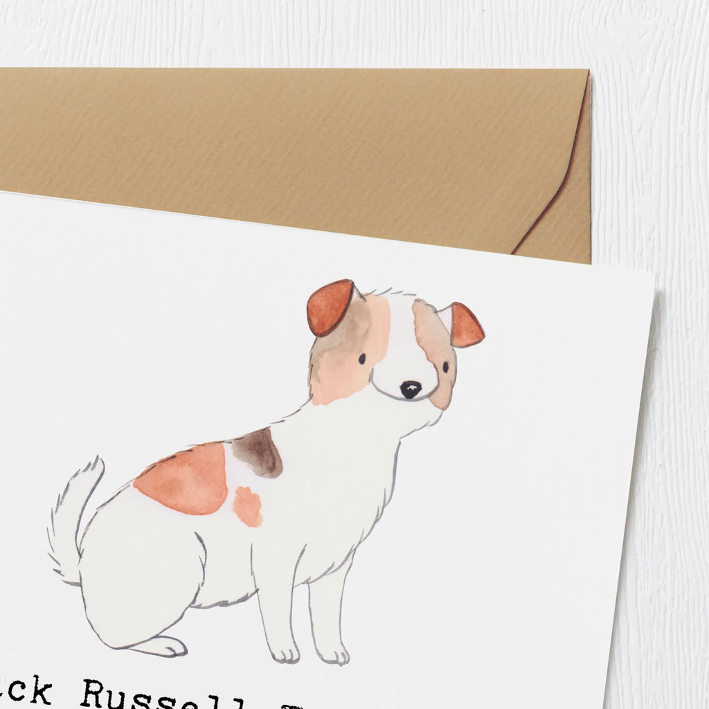 Deluxe Karte Jack Russell Terrier - treue Begleiter mit großem Herz und unerschöpflichem Temperament. Grußkarte, Geburtstagskarte, Karte, Hochwertige Grußkarte, Klappkarte, Glückwunschkarte, Hochwertige Klappkarte, Hochzeitskarte, Einladungskarte, Hund, Hunderasse, Rassehund, Hundebesitzer, Geschenk, Tierfreund, Schenken, Welpe